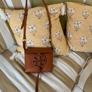 Tory Burch Miller Caramel Crossbody Bag